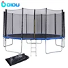 amusement park gymnastic trampoline with net for sale