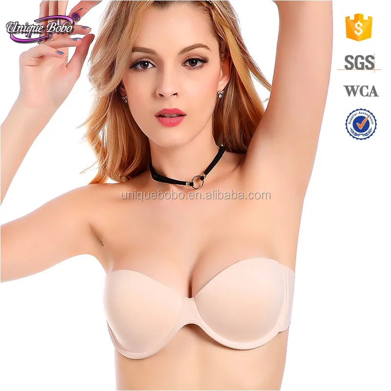 Seamless Invisible Bra With Fabric Wing 