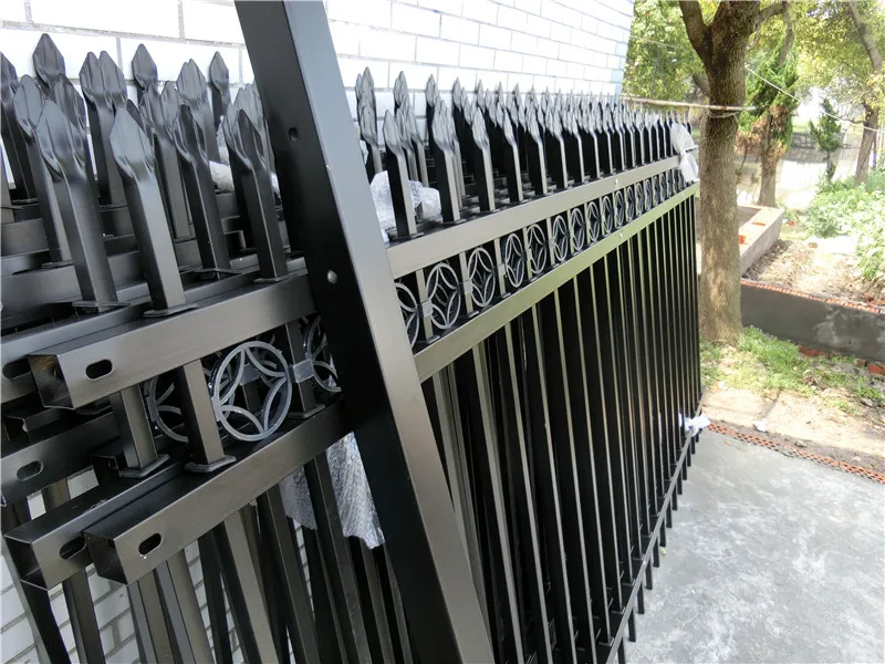 Simple Wrought Iron Fence Without Any Intricate Designs Buy White