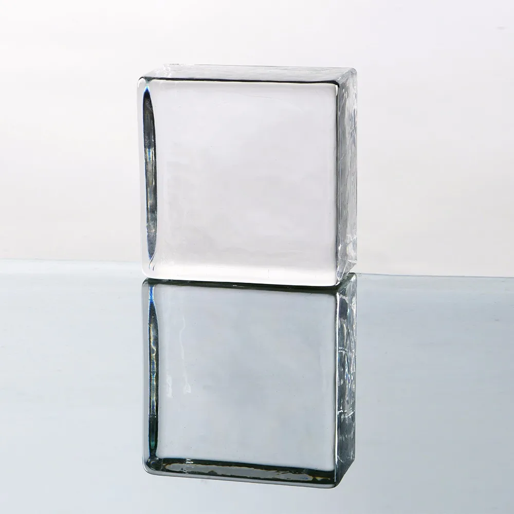 Perforated Crystal Glass Brick /block With Good Quality For Building