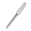 Mini pocket stainless steel metal laser EDC outdoor folding hair and beard finishing comb otf knife easter present