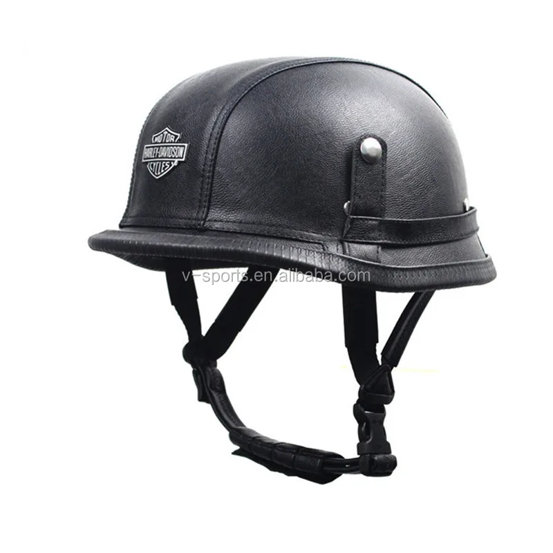 Details about   New ABS German Half Face Helmet Protect Fit For Chopper Cruiser Biker Universal 