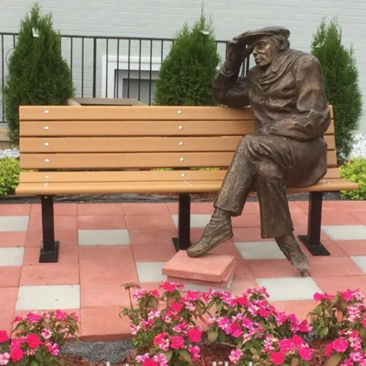 City Square Decoration Antique Bronze Garden Figures Sculpture Bronze