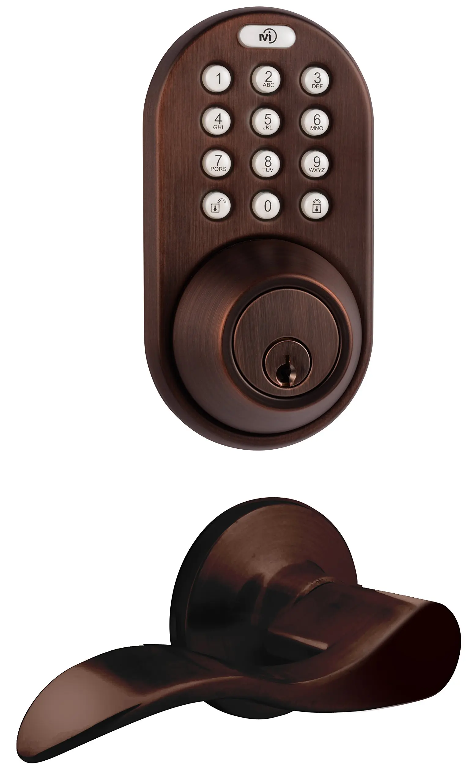 milocks indoor electronic touchpad keyless entry door lock