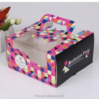 China Factory Personalised Decorative Custom Cupcakes Perth Wholesale Chocolate Cake Boxes With Window Buy Chocolate Cake Boxes With Window Chocolate Brown Cake Boxes Christmas Cake Boxes Product On Alibaba Com