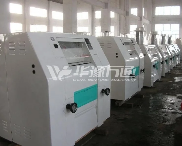 Double rollers wheat flour mill milling machine