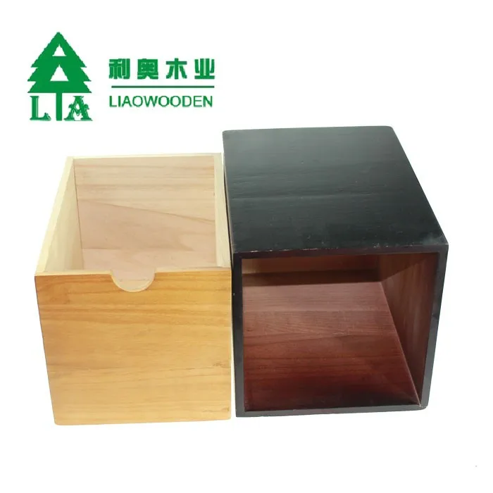 Factory wholesale price of wood lacquer wood box