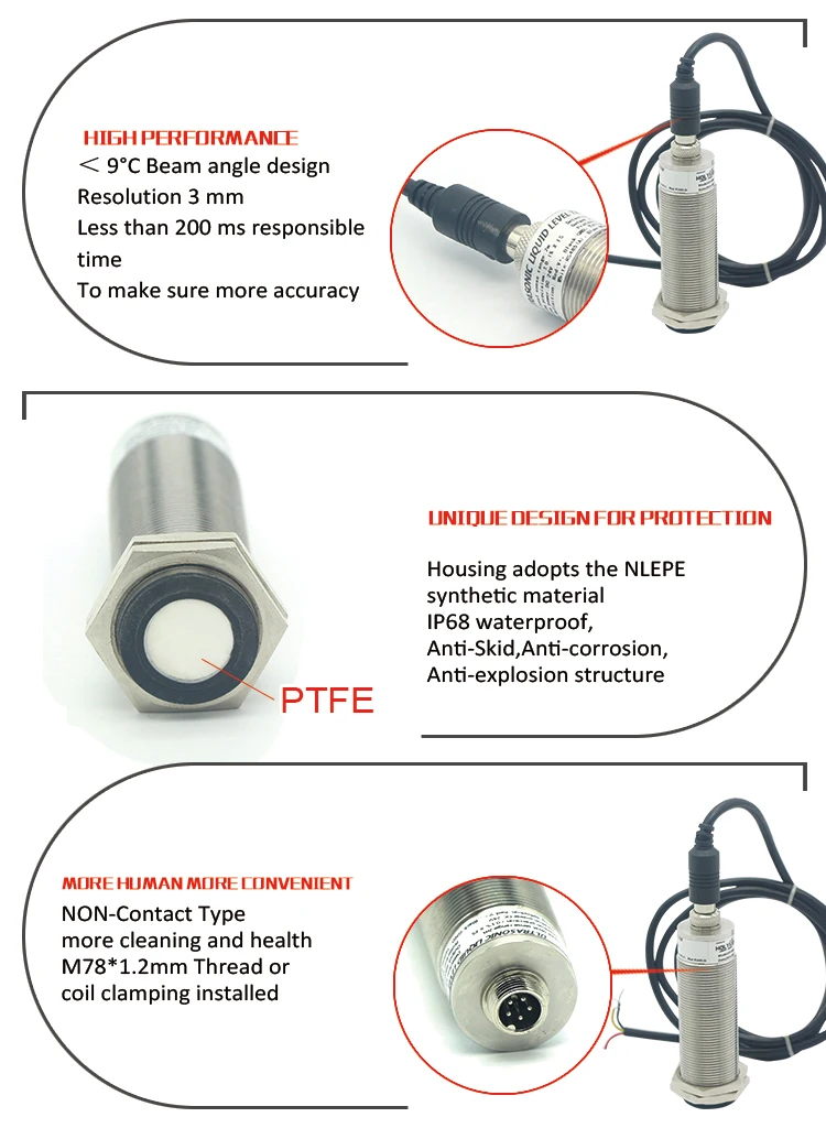 ultrasonic diesel level sensor