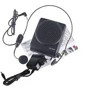 3 in 1 Mini 8 Multi Voice Changer Microphone Megaphone Loudspeaker Black by Other Vehicle Electronics