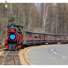 Outdoor electric small sightseeing tourist train locomotive set ride