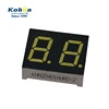White color blue plus fluorescent 0.4 inch dual digit CA led display 7 segment