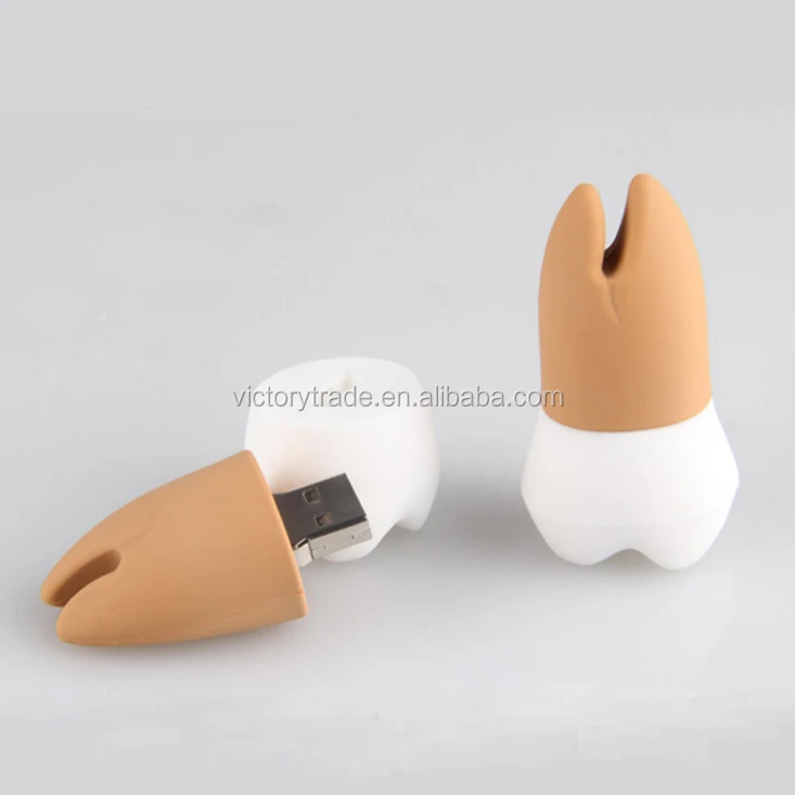 Vtu01 Promotional Creative Dental Clinic Memory Stick Tooth Shape Usb