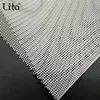 2000m per roll 50D/68D polyester square mesh fabric netting for Agricultural net & Hot melt adhesive interlin