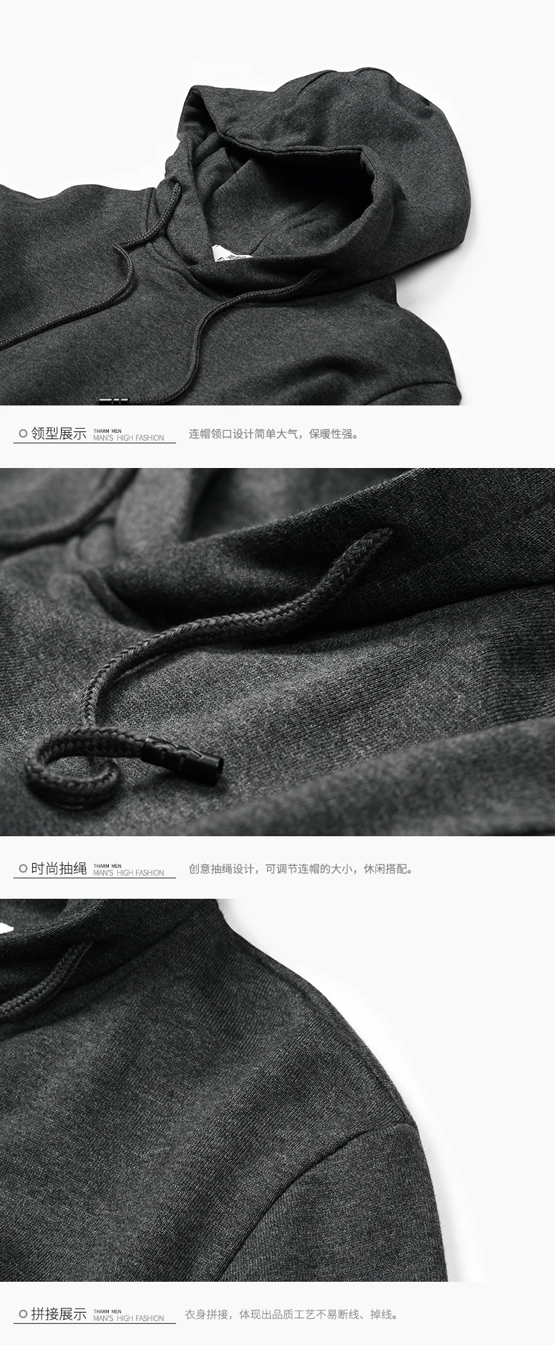 High End Blank Vintage Hoodies With Kangaroo Pocket Buy Hoodies