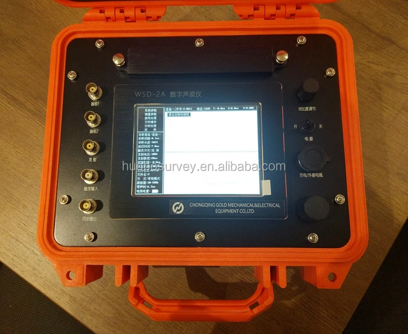 Supersonic Instrument Digital Sonic Instrument for Detecting Concrete Sample
