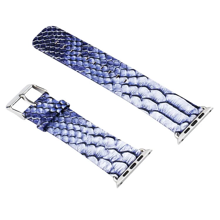 Real Python Snakeskin Genuine Leather For Apple Watch Band Snake Skin