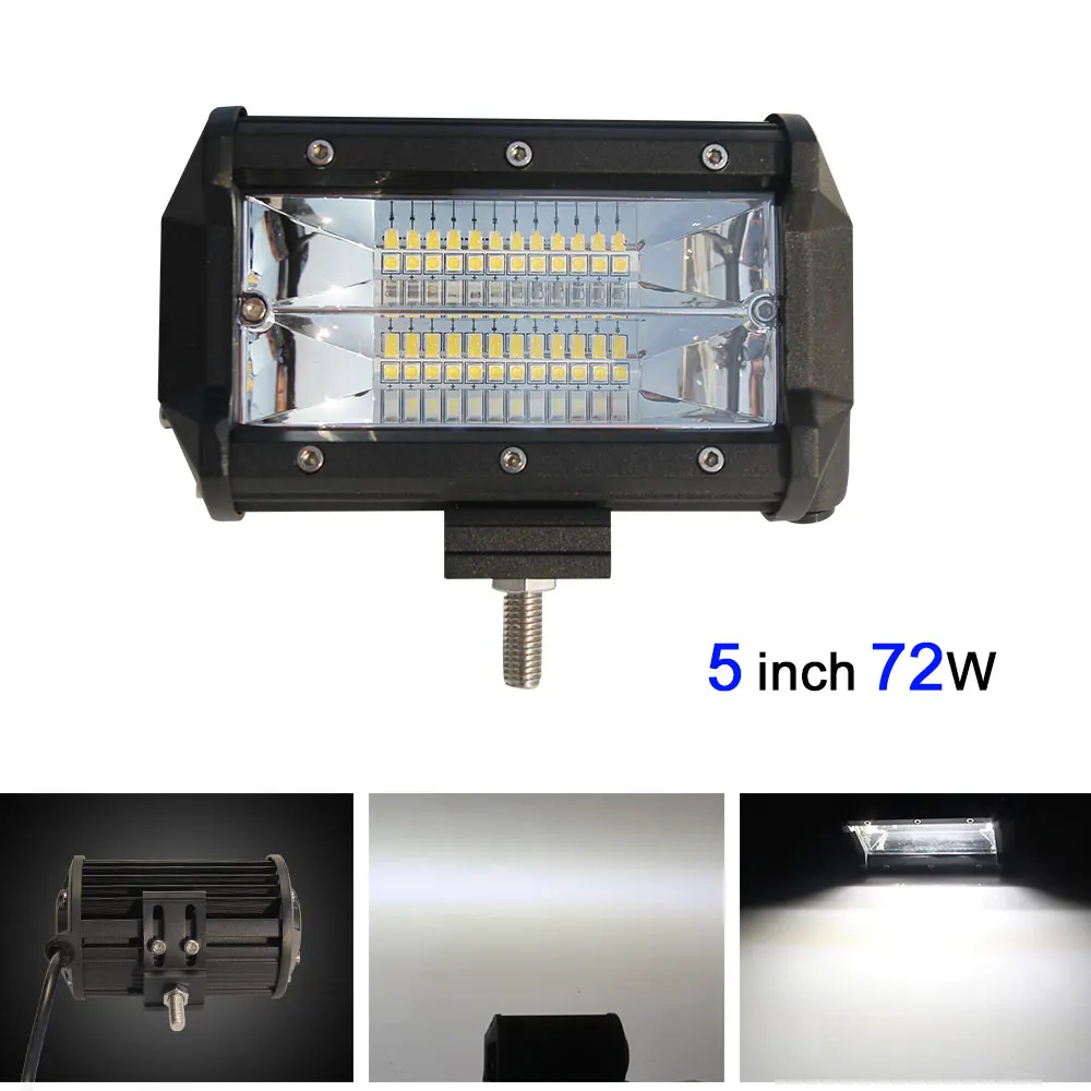 2018 Best Selling Super Bright 72w Waterproof Spot 12v 24v Led Light