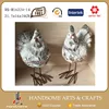 14 Inch Iron Metal Decoration Items Magnesia Rooster Statue