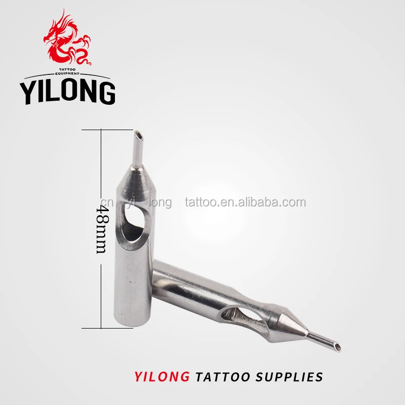 304 Stainless Steel Tip With 2 Holes Tattoo