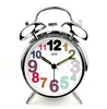 4 Inches Customized Two Bell Metal Kids Table Alarm Clock