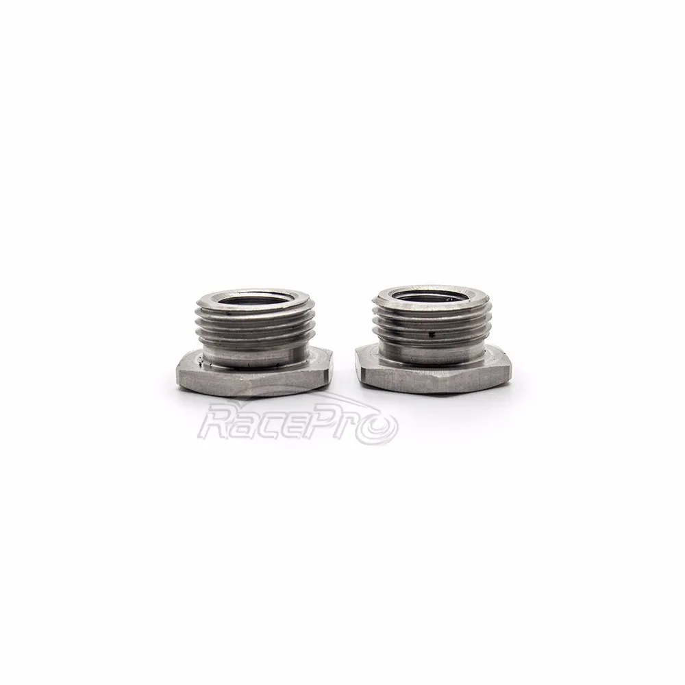 Motorcycle Exhaust Pipes Bungs 18mm To 12mm Bushing Adapters For Harley