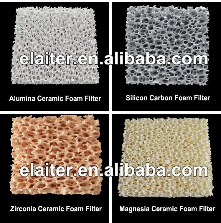 Alumina/al2o3 Ceramic Porous Circle Ceramic Foam Filter For Non-ferrous ...