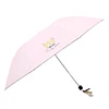 2019 New Inventions Good Selling Competitive Price Order Black Coated Uv Protection 3 Folding Pink Umbrella