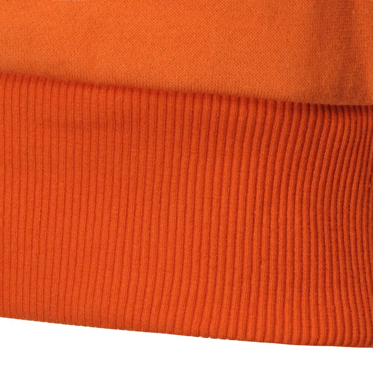 Wholesale Oem Service High Quality Pullover Hoodies Orange Blank Basic ...