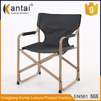 Director Chair Iron Portable Backpack Folding Director Chair