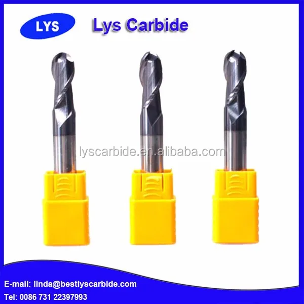 Solid Carbide Corner Radius End Mill Cutters Hrc45 Solid Carbide 4 ...