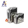 Hot sale 10L 20L 25L 30L American type military portable mini stainless steel 304 & 316 petrol oil jerry can