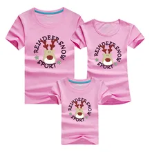Lovely Pig Bear Family Matching Outfits T shirt 9 Colors Clothes For matching family clothes mother