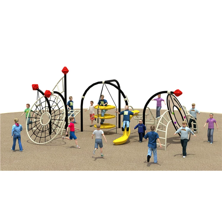 Children Outdoor Indoor Playground Fitness Equipment For Kids Climbing