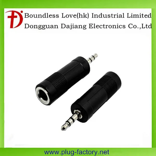 3.5mm stereo to 6.35mm jack 