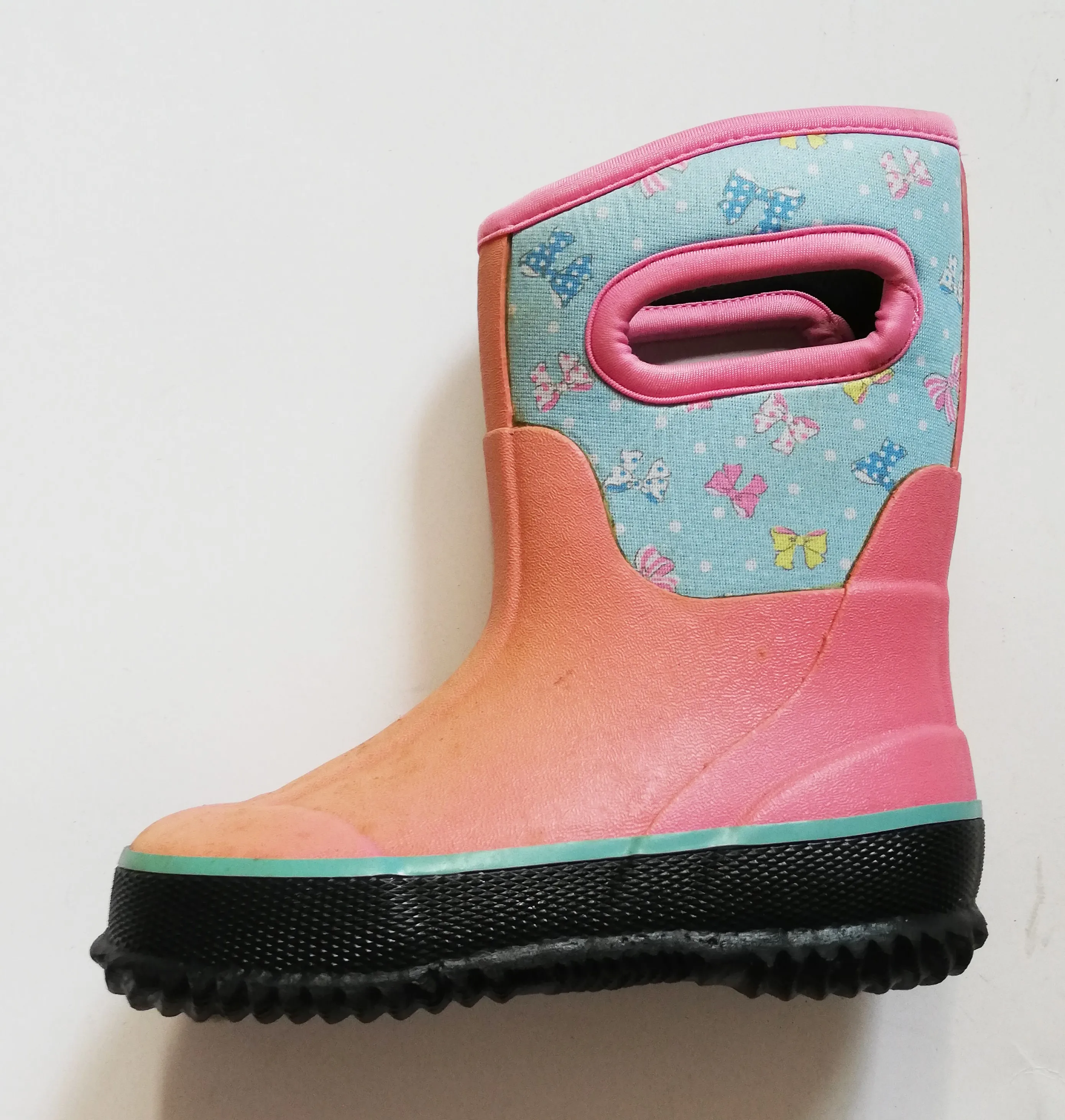 Best Selling Outdoor Sports Neoprene Rubber Rain Boot For Children ...