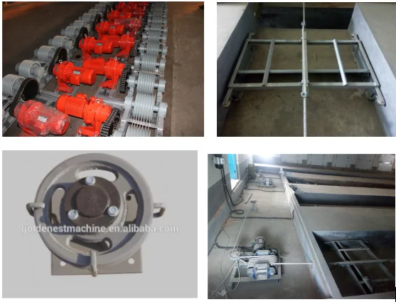 Goldenest bird house saving labour poultry manure removal system scraper cleaning system JCJ14-MC01