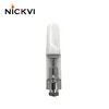 Nickvi hot sale 510 thick oil glass cbd cartridge empty refillable ceramic vape cartridge