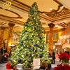 Holiday Square decorative Christmas tree