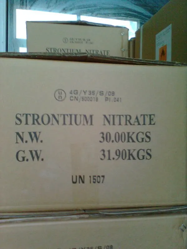 Sr no2 2. SR(no3)2. Нитрат стронция.