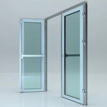 Хороший дизайн легко закрыть и быстро избежать стеклянной двери без вреда для человеческого тела