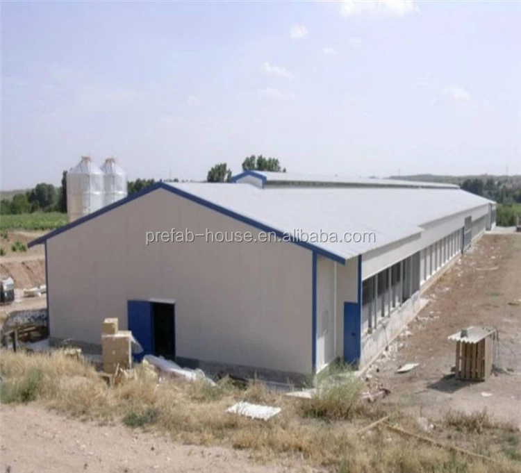 Prefab poultry house, poultry warehouse, china poultry house