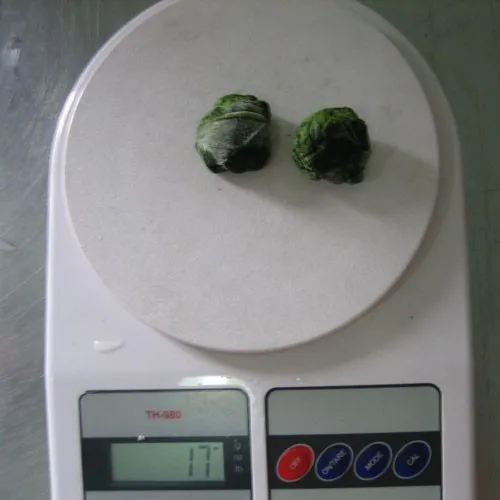 Hot sale high quality frozen iqf frozen spinach ball grounded