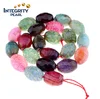 Wholesale natural gemstone loose beads, short rice shape agate beads,raw agate stones