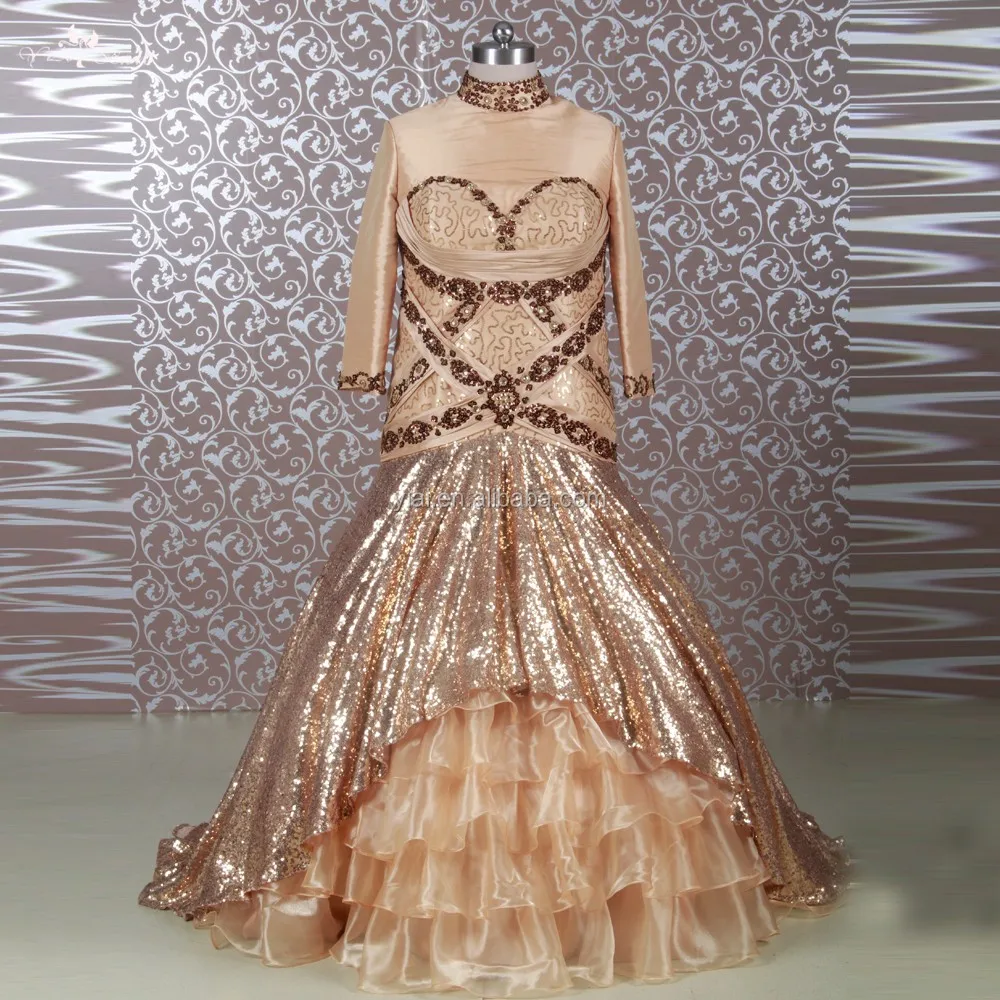 bronze mother of the bride dress