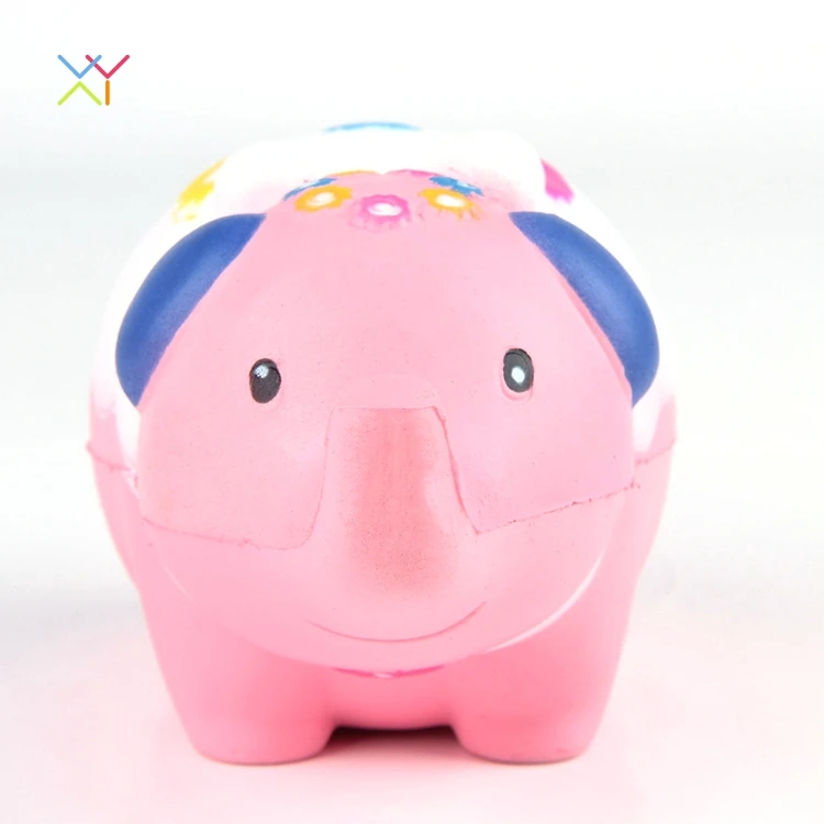 Super soft custom squishy pig squishy custom animal squishy soft PU foam toy stress toy