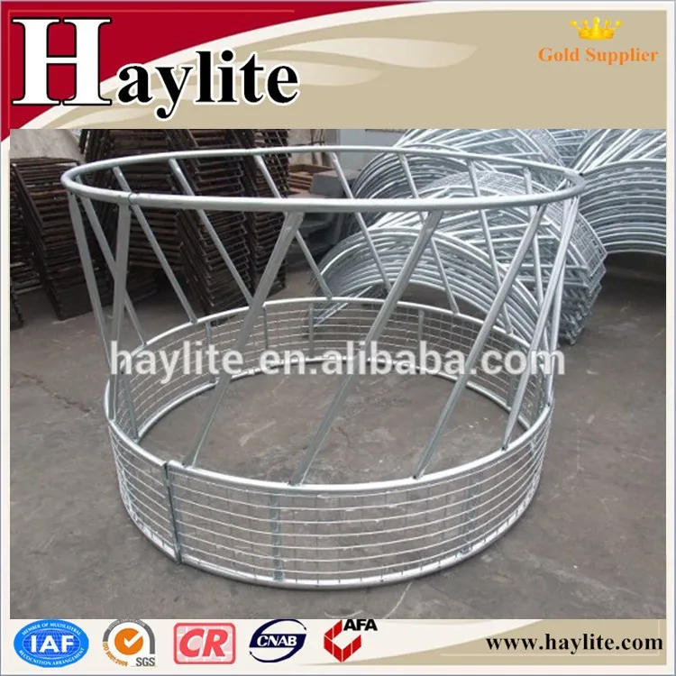 Steel Round Hay Slow Bale Feeder For Cattle And Horse Buy Hay Feeder