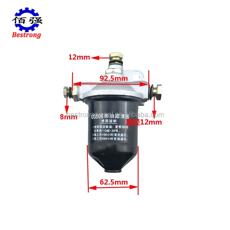 Diesel Engine S195 S1100 Parts C0506 Fuel Filter Element - Buy S195 ...