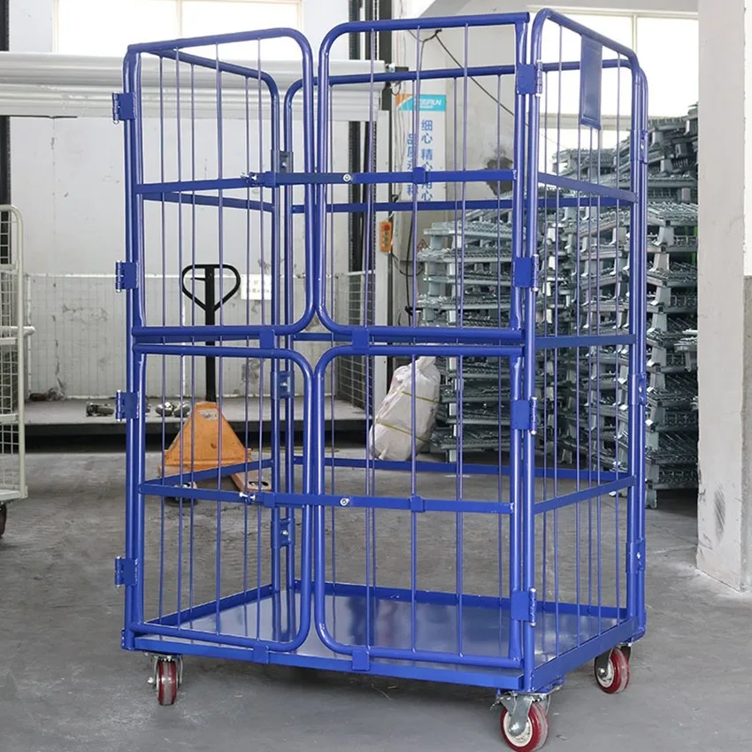 Customize Warehouse Metal Cart Foldable With Wheels Buy Metal Utility