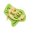 2017 fashion miss mermaid shape silicone mold for fondant,cake decorating