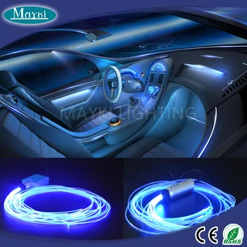 Car Interior Led Lights With Rgb Color Changing And Fiber Optic Side Emitting Cable Buy Car Interior Led Lights Fiber Optic Light Kit For Car